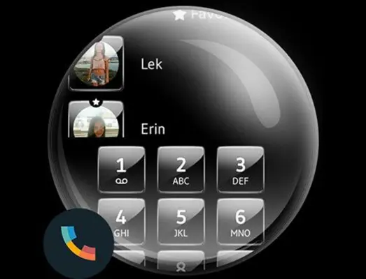 Theme Dialer Gloss Black android App screenshot 0