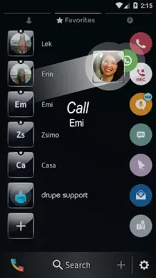 Theme Dialer Gloss Black android App screenshot 1