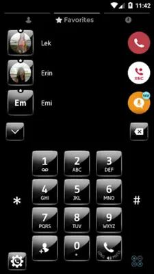 Theme Dialer Gloss Black android App screenshot 4